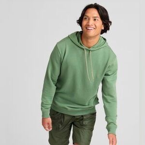 NWT Allbirds Forest Green Hoodie size large in hazy cargo